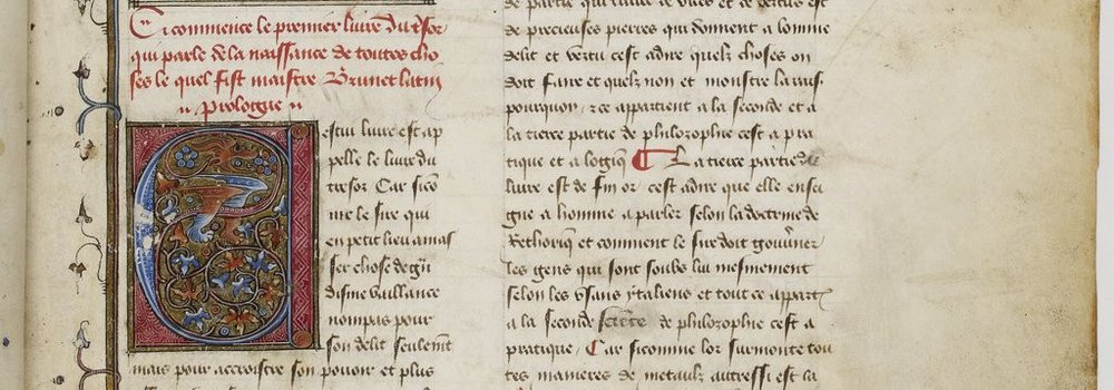 Latini's French-language Livre du Trésor