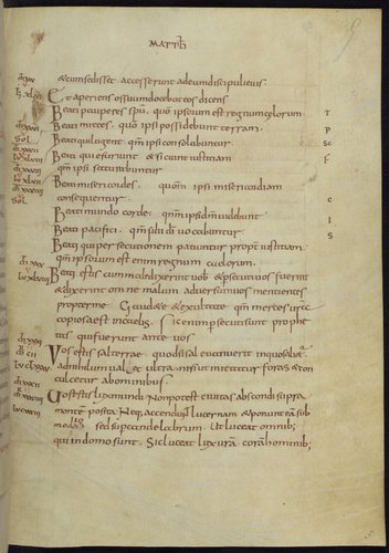 A Gospel Lectionary (10th Century, Brittany)