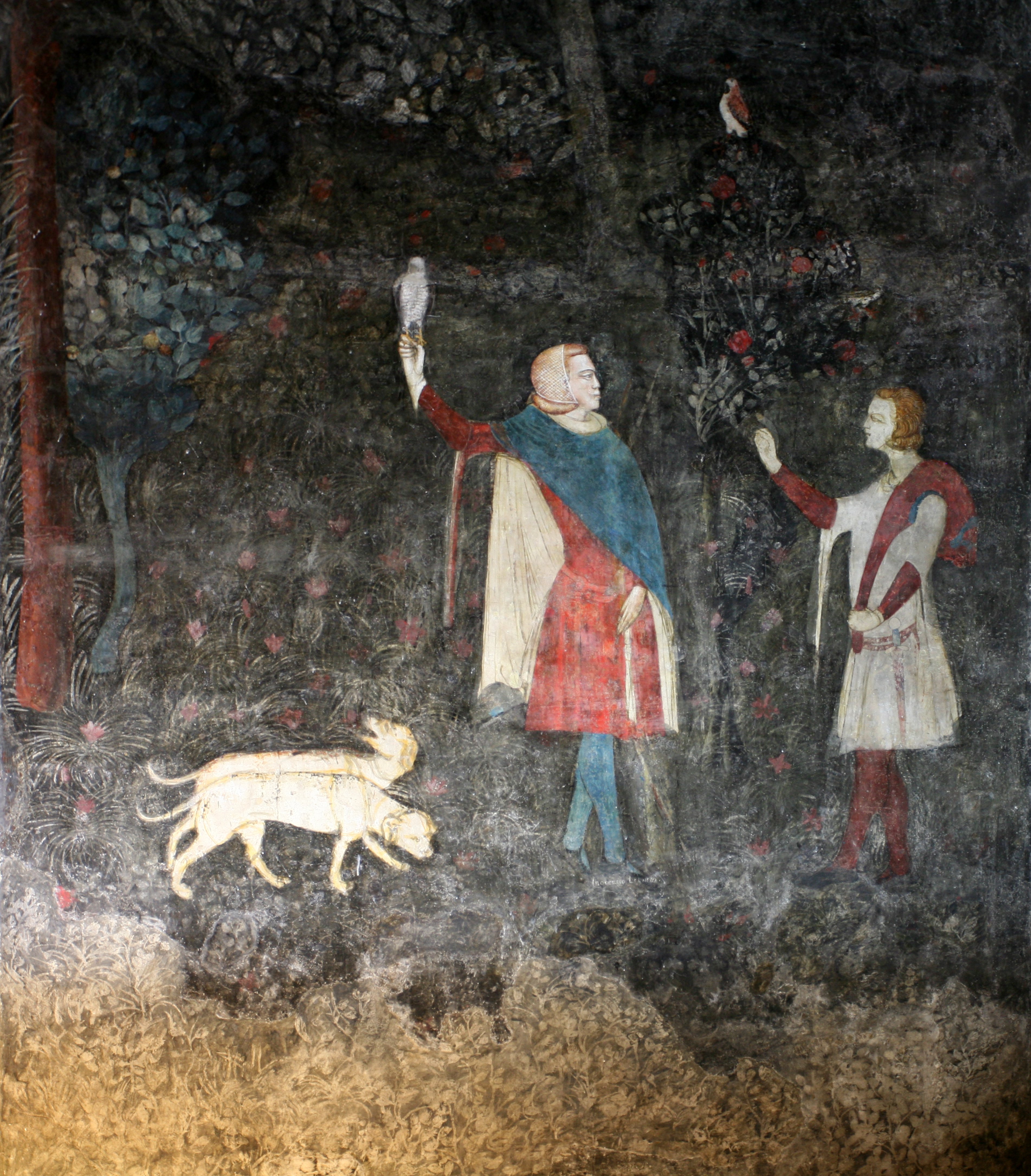 JM Rosier Chambre_du_cerf_-_le_frère_du_pape_à_la_chasse.jpeg