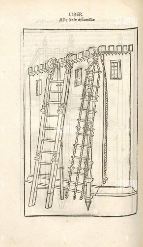 scaling-isolated-warfare-in-the-middle-ages-overcoming-a-fortress-wall-escalade-collapsible-ladder-and-rope-ladder-woodcut-s-350-liber-decimus-1483-roberto-valturio-de-re-militari-verona-boninus-de-boninis-1483-2A2RE3M.jpg